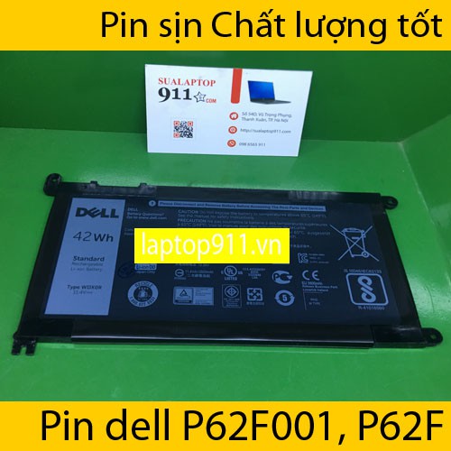 pin laptop dell P62F001, P62F wdx0r
