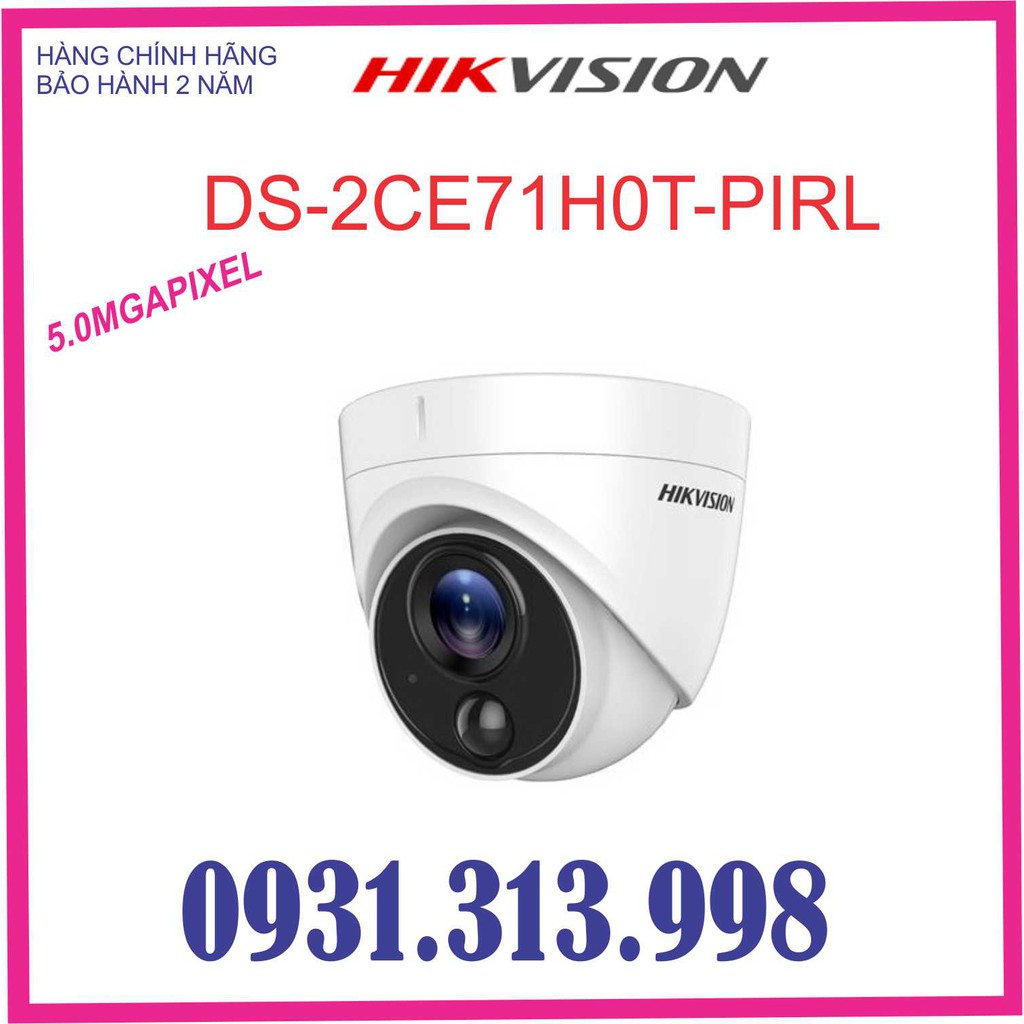 CAMERA HIKVISION DS-2CE71H0T-PIRL 5.0MP