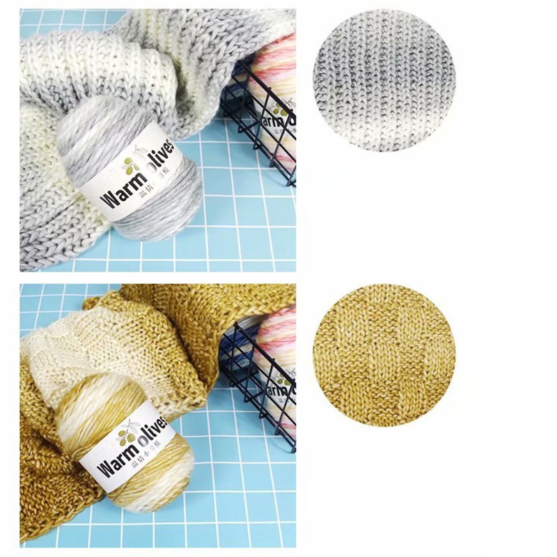 Cuộn Len Sợi To Đan Móc Nhiều Màu Sắc 100g