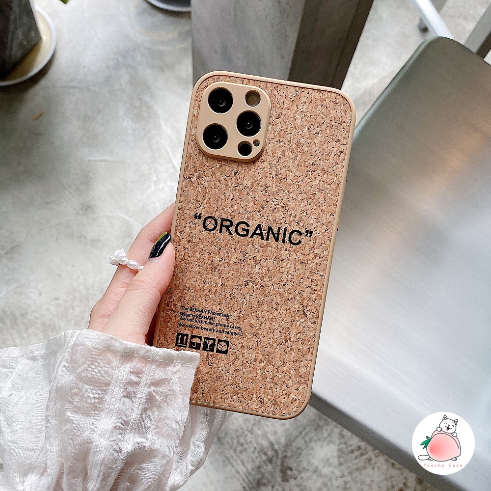 Ốp điện thoại TPU mềm họa tiết gỗ phong cách Nhật Bản thích hợp cho iPhone 11 12 Pro Max Xr Xs Max 7 8Plus