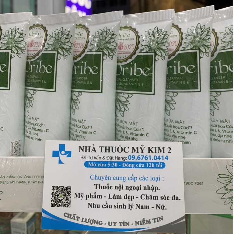 Sửa rửa mặt Oribe sáng da sạch mụn, ngăn ngừa lão hóa tube 50g- Nhà Thuốc Mỹ Kim