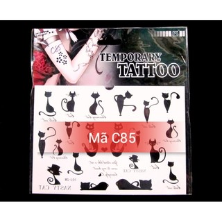 Hình xăm dán mèo C85