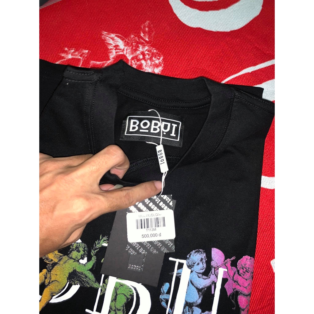 [BOBUI NEW FULLTAG CHÍNH HÃNG] Áo thun BOBUI  / áo thun BOBUI ENDGAME THIÊN THẦN (real 100%) form oversize tay lỡ
