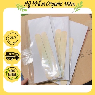 Combo giấy wax lông và que gạt