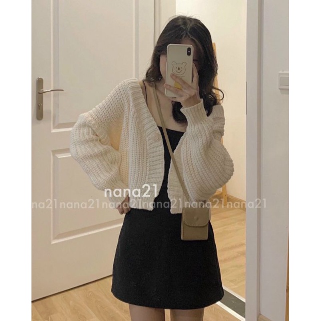 BIGSIZE KHOÁC CADIGAN CROPTOP 40-75KG