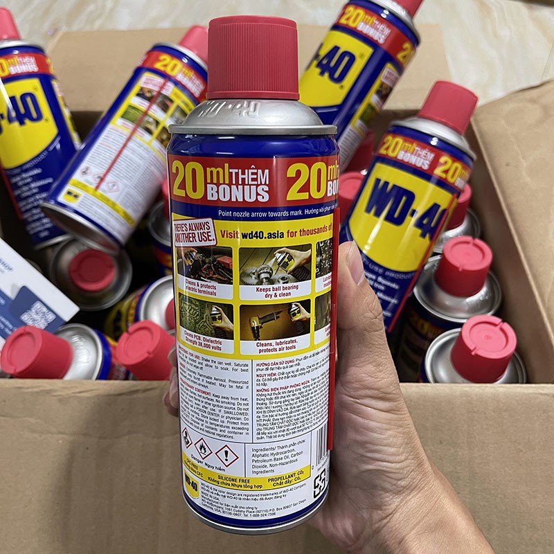 Dầu Chống Rỉ Sét Bôi Trơn Chống Ẩm WD-40 300ml