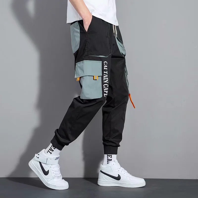 Quần Dài Thể Thao Nhiều Túi Phong Cách Hàn Quốc Cho Nam Size S-3Xl