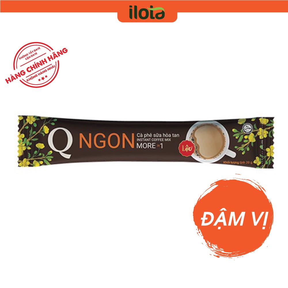 Cà phê hoà tan 3 in 1 ngon bịch 24 gói x 20gr cafe sữa uống liền trần - ảnh sản phẩm 3