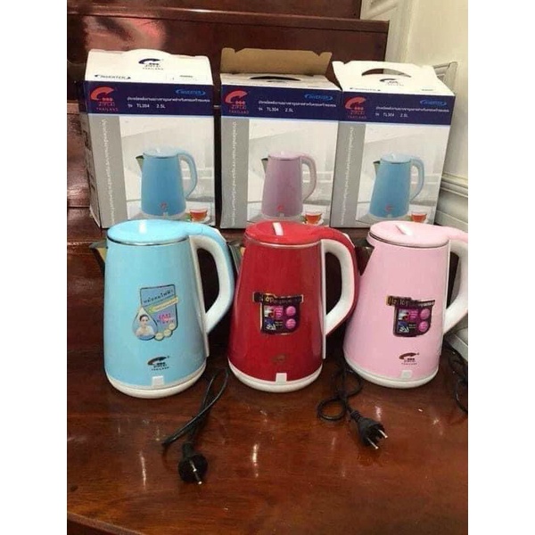 Ấm đun siêu tốc Jiplai Thái Lan,,