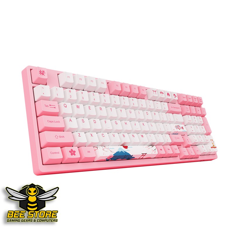 Bàn phím cơ AKKO 3098 World Tour Tokyo v2 | Akko Switch v2 | Hàng chính hãng bảo hành 12 tháng