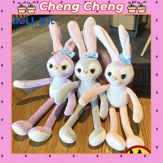 Móc khoá Thỏ bông hồng ❤️FREESHIP❤️ quà tặng gấu bông cute dễ thương treo balo túi xách