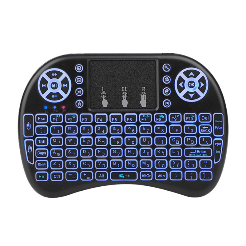 Bàn phím điều khiển từ xa không dây 2.4ghz mini i8 cho Tv box với touchpad tiện dụng