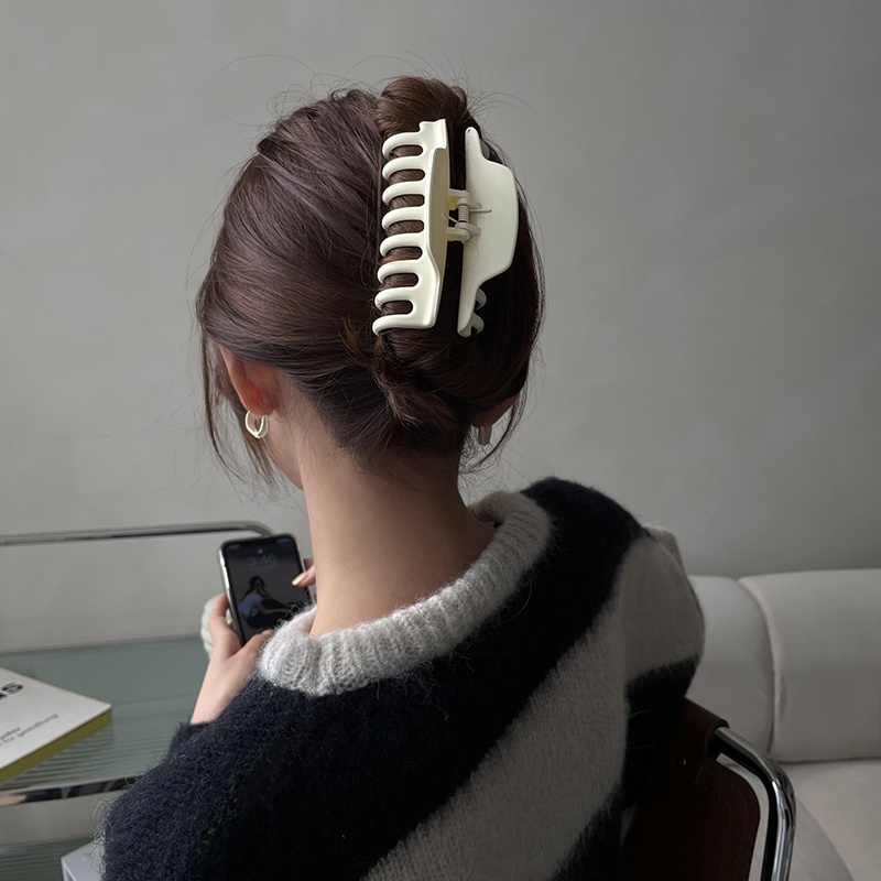 Kẹp Tóc Càng Cua Thiết Kế Rỗng Đơn Giản Thời Trang Dành Cho Nữ
