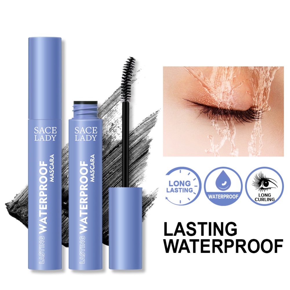 Mascara SACE LADY Màu Đen Chống Thấm Nước Không Nhòe Chuốt Dài Dày Và Cong Mi