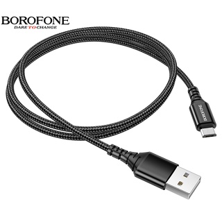 Dây cáp sạc nhanh BOROFONE BX54 bện dù 2.4A đầu Lightning, Micro, Type-C dây truyền tải dữ liệu dài 1m - Chính hãng