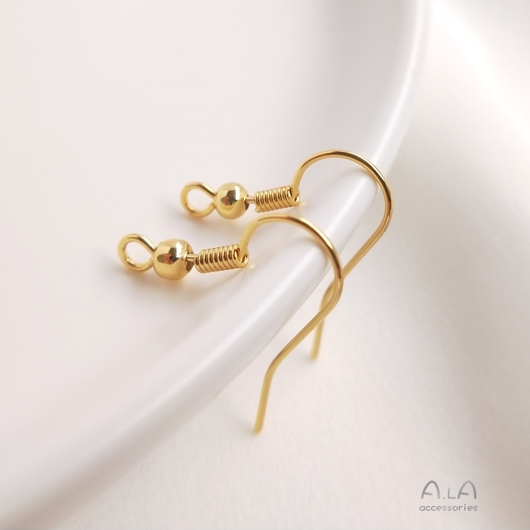 Cặp Bông Tai Mạ Vàng 18K Thời Trang Sang Trọng diy