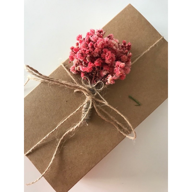BÓ HOA khô mini - thiệp cưới vintage - Hoa BABY khô - bình hoa trang trí - decor- bình hoa - hoa khô trang trí. [409]