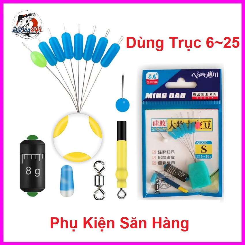 1 Gói Set Bộ Phụ Kiện Săn Hàng MingDao Chuyên Dùng Cho Cần Câu Đài