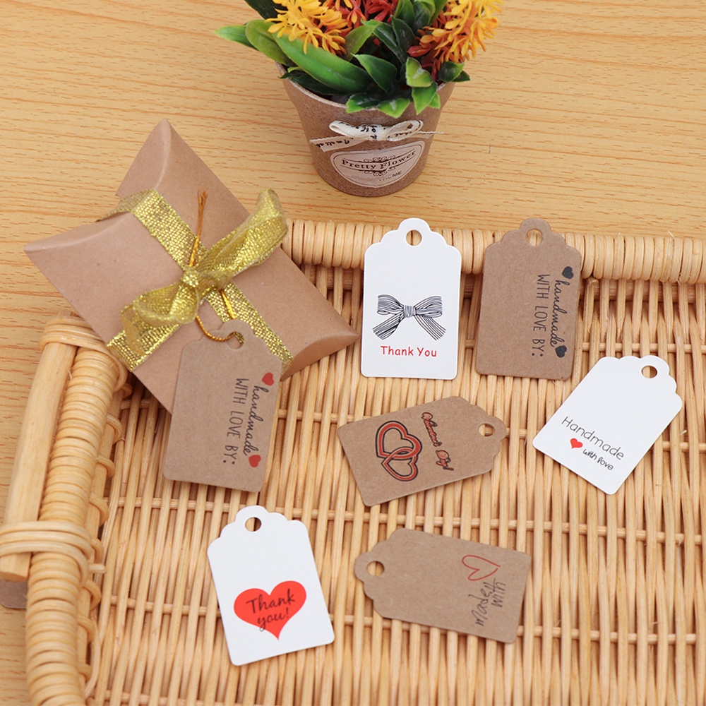 100 Thẻ Giấy Trang Trí Thiệp Đám Cưới