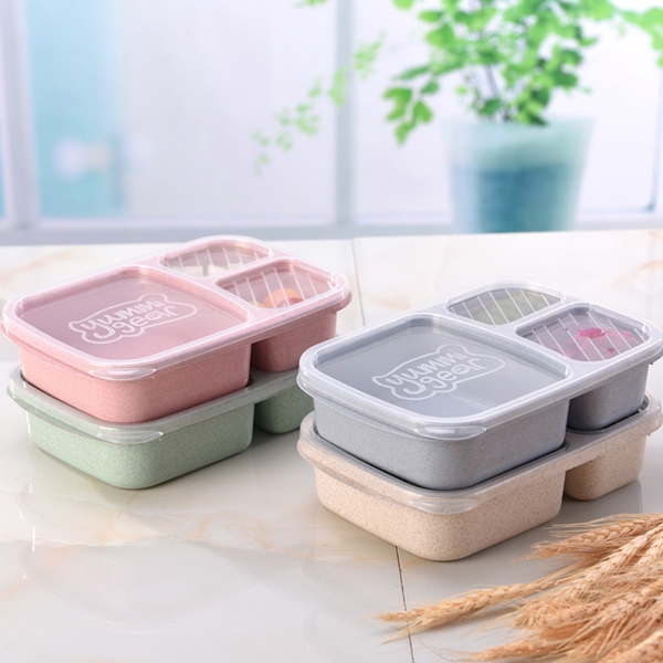 Hộp đựng cơm bento chất liệu sợi rơm lúa mạch