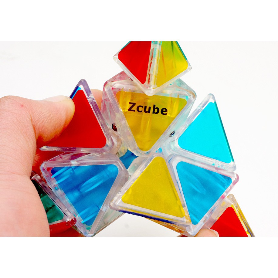 ❤️ HOTSALE ❤️ Đồ chơi Rubik Z-Cube TRONG SUỐT Pyramix Tam Giác HM0418 CAO CẤP