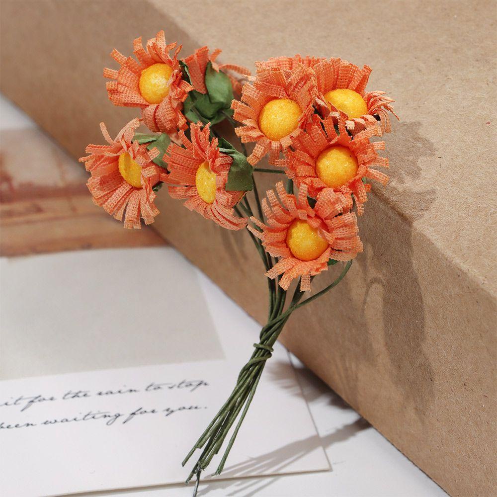 KUNHEV Set 10 Hoa Mẫu Đơn Giả Bằng Lụa Dùng Trang Trí Nhà Cửa DIY