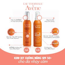 Kem Chống Nắng Avene Very High Protection Emulsion SPF50+  50ml