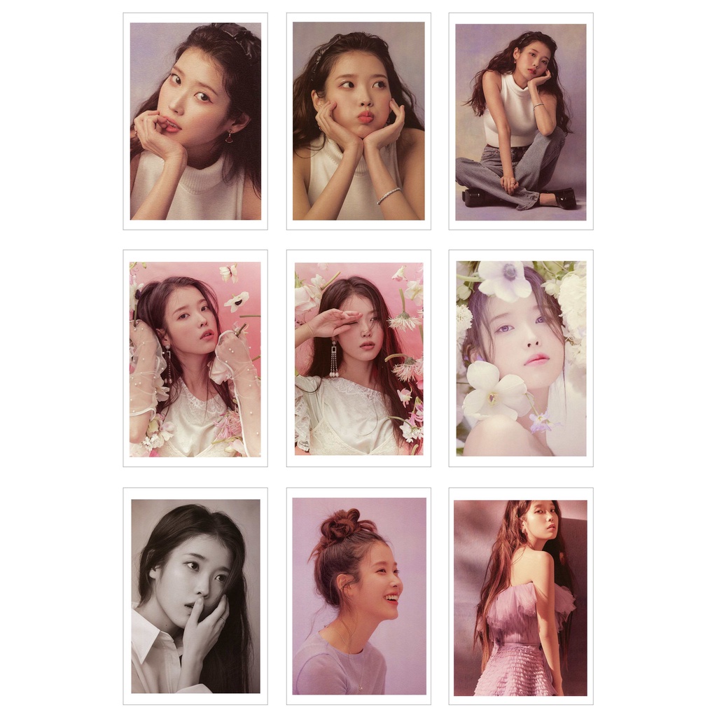 [Ép Lụa] Lomo Card 54 Ảnh IU - LILAC