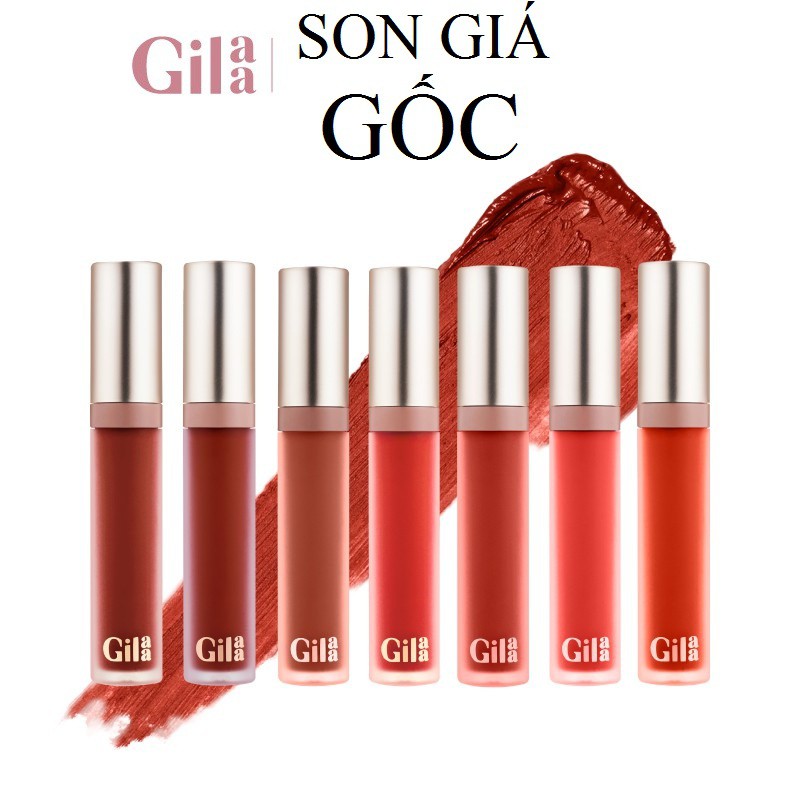 Son Gilaa long wear lip cream (bản full son kem lì)