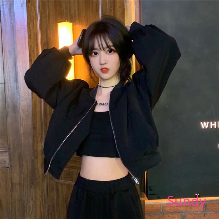 Áo Khoác Tay Dài Dáng Rộng Plus Size Màu Trơn Đơn Giản Phong Cách Hàn Quốc Cho Nữ