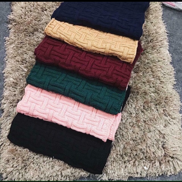 Combo 6 khăn len ống