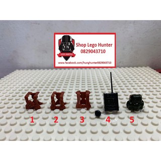 Army Minifigures Phụ kiện Lính : đai đeo , balo , radio