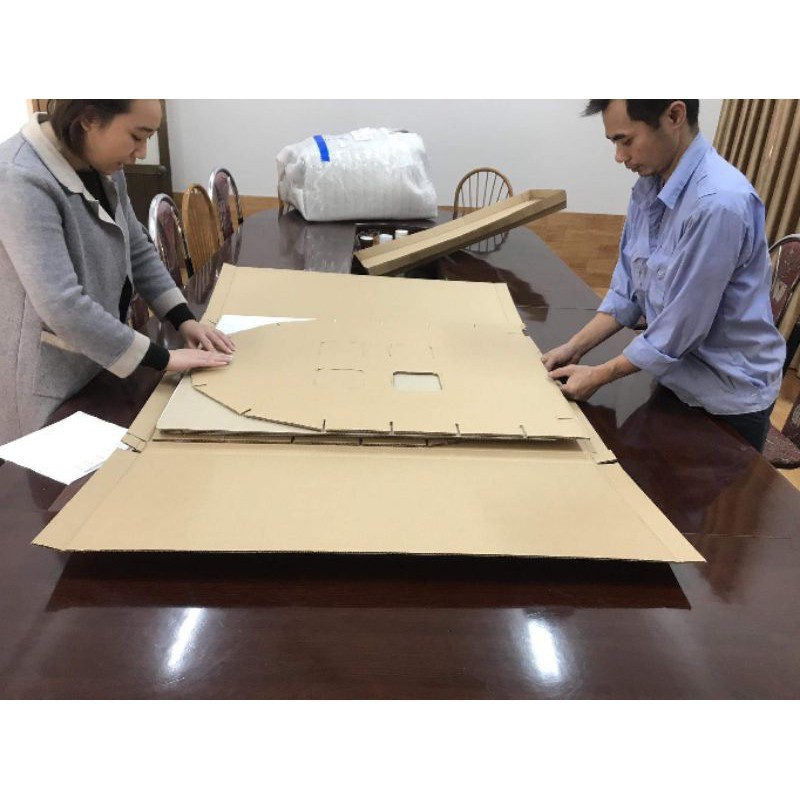 – Nhà Bìa carton Lắp Ghép cho bé- Người Nhện - 5 Lớp Cán Bóng Chịu Lực 20Kg