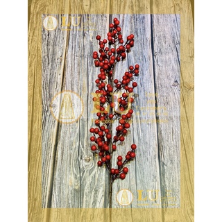 Cành đào đông lớn trang trí giỏ hoa quả, decor nhà cửa, đạo cụ chụp ảnh, phụ kiện trang trí, phông nền chụp ảnh | LU