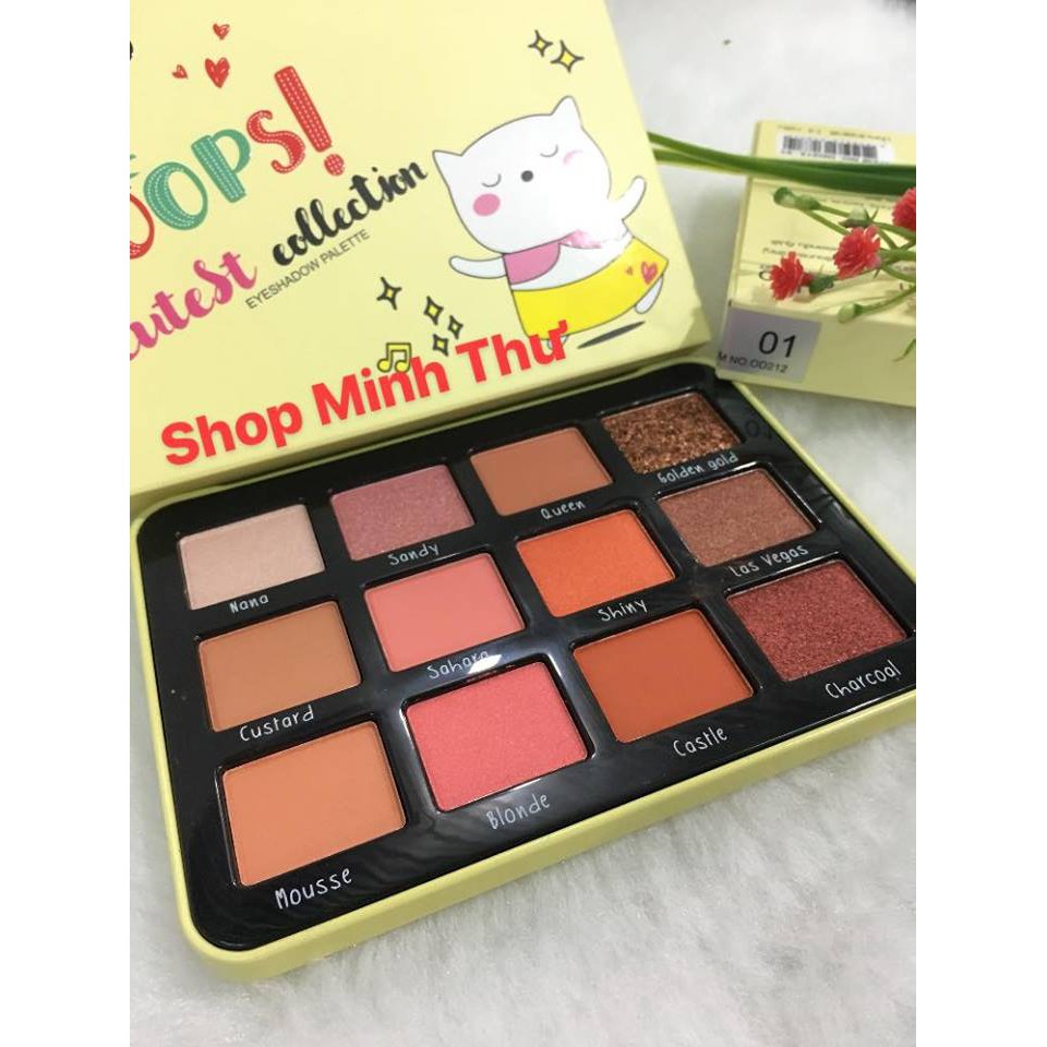 Bảng Phấn Mắt ODBO OOPS! cutest collection EYESHADOW PALETTE -   OD212
