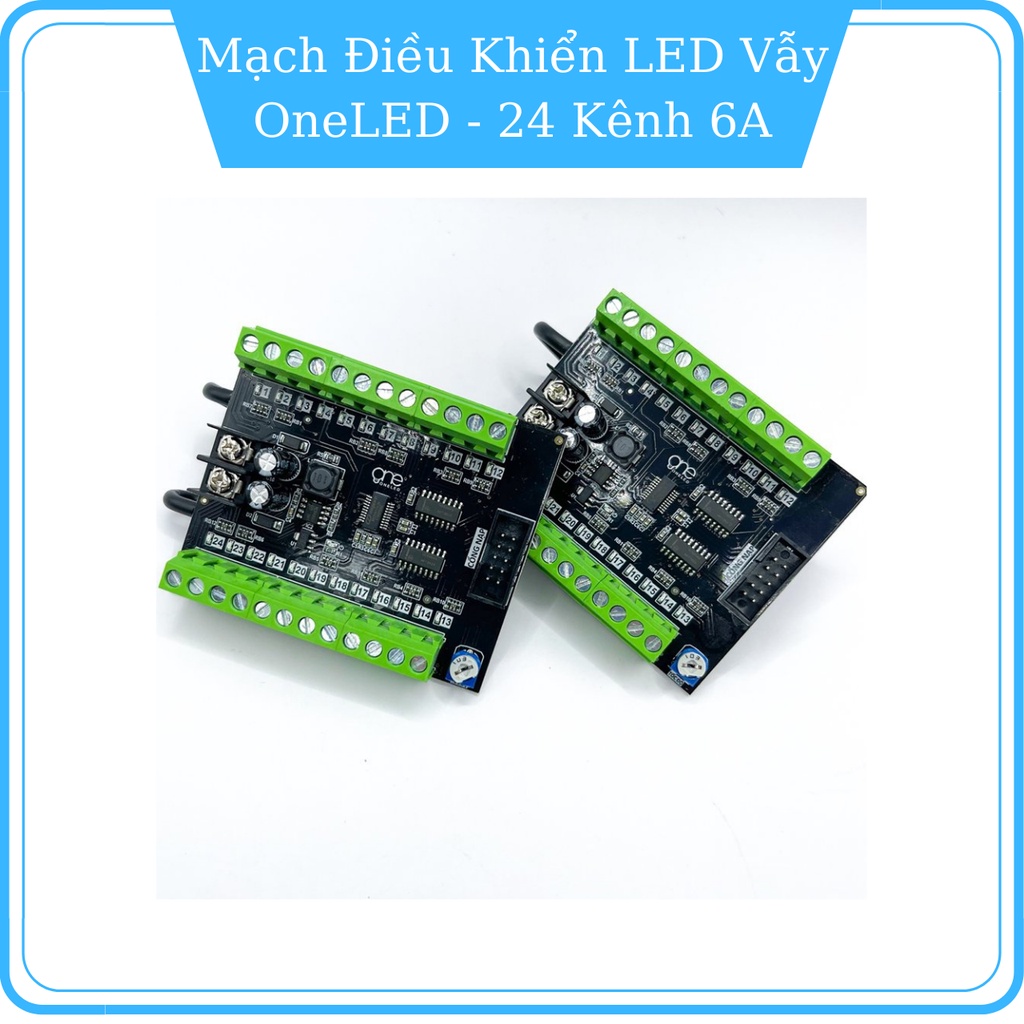 Mạch điều khiển LED vẫy quảng cáo 24 kênh 6A - Điều khiển LED đúc, LED liền dây, LED rời (Chính Hãng)