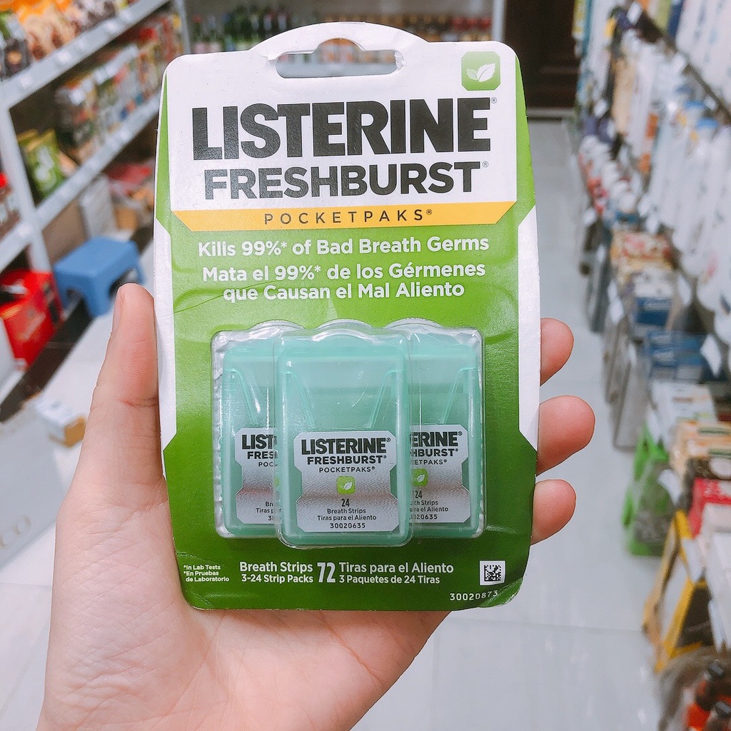 Ngậm thơm miệng Listerine - Mỹ