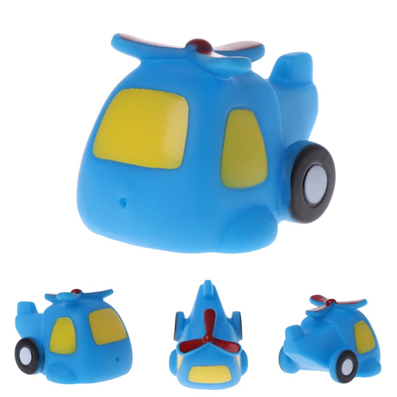 Đồ Chơi Cao Su Mềm Hình Xe Hơi Nhiều Màu Có Tiếng Kêu Khi Bóp Khi Tắm