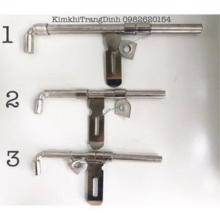 Chốt cổng ngang inox các cỡ