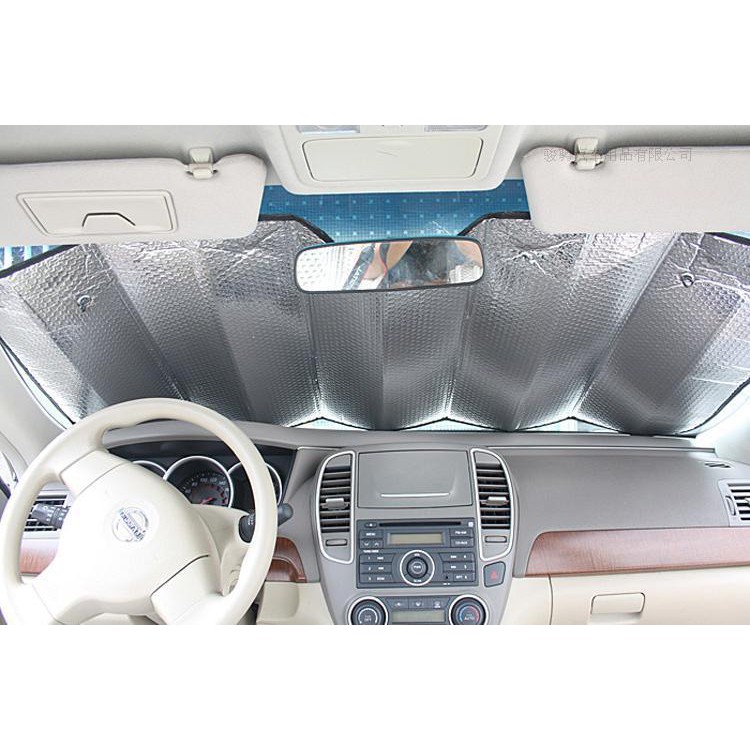 Tấm Che Nắng Kính Lái Ô Tô Tráng Bạc – Thiết Kế Cho Các Xe Dòng Sedan VERSION 1