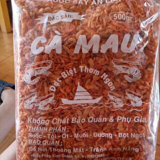 Tép sấy khô ăn liền đặc sản Cà Mau