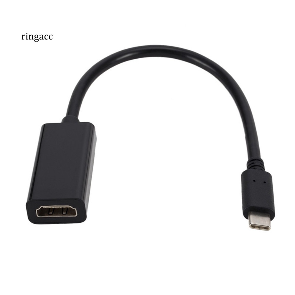 【RAC】HD 4K 60Hz USB 3.1 Type-C to HDMI Cable Adapter for TV Monitor Projector Phone