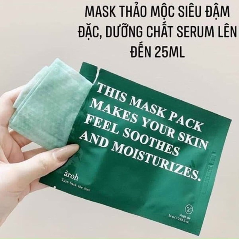 Mặt Nạ Rau Má Mát Lạnh AROH