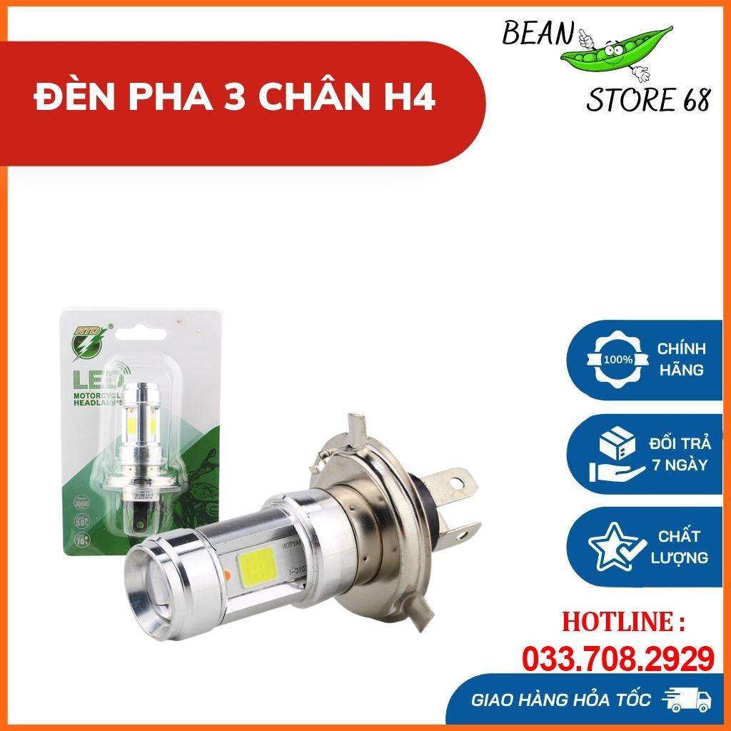 Bóng đèn xe máy, Đèn Pha Moto RTD 3 chân Tháo lắp dễ dàng, Led siêu sáng, dùng cho mọi loại xe hiện nay