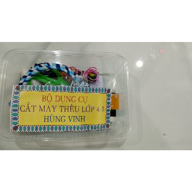 Bộ dụng cụ may thêu 11 chi tiết