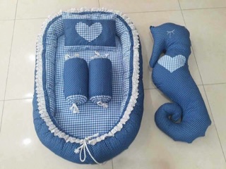 Bộ gối đầu + chặn bé