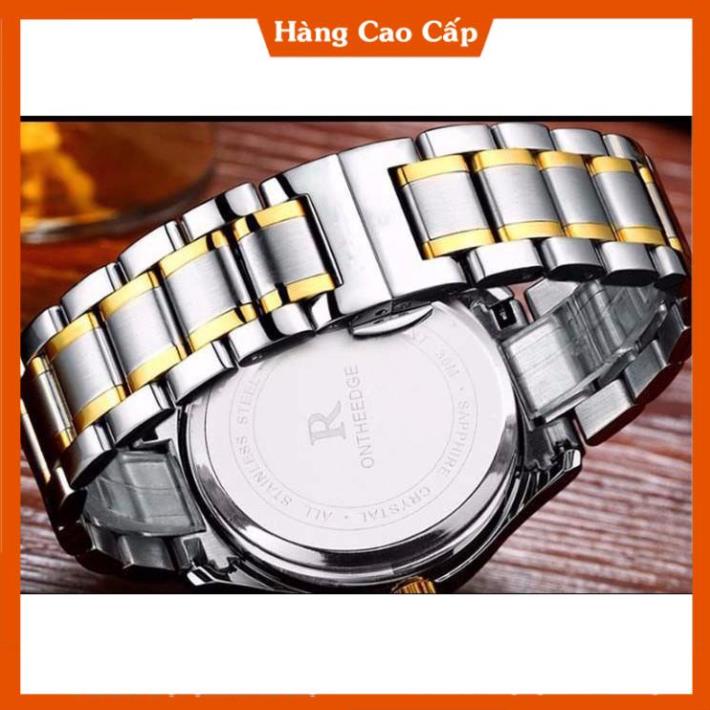 Đồng hồ nam ONTHEEDGE 025 dây thép cao cấp không gỉ (xanh) | BigBuy360 - bigbuy360.vn