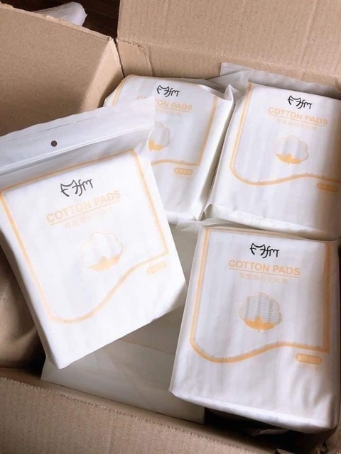 Bông tẩy trang cotton gói 222 miếng | BigBuy360 - bigbuy360.vn