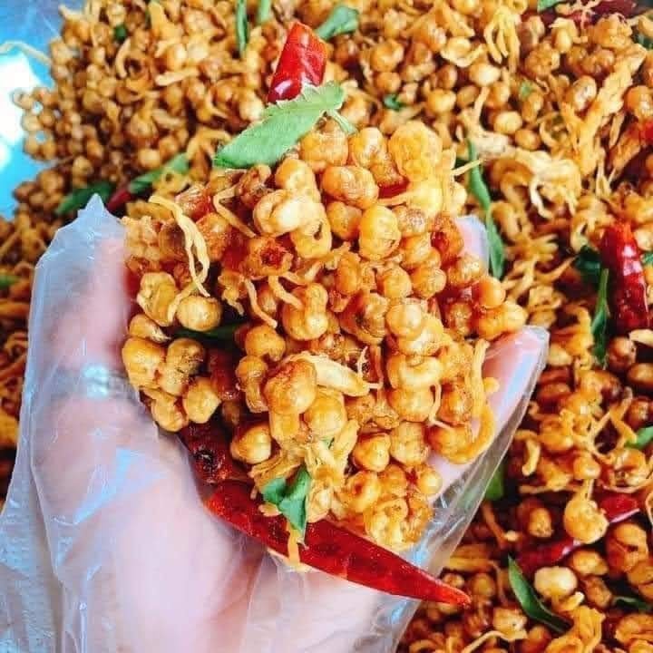 Bắp Lắc Khô Gà Lá Chanh Hũ Pet 350gr