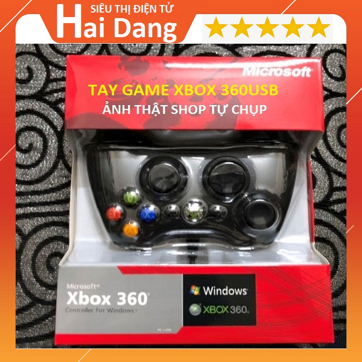 Tay Cầm Xbox 360 Usb, Chơi các Loại Game như, Fifa online 3 - Pes - Devil May Cry - Crysis - Call Of Duty